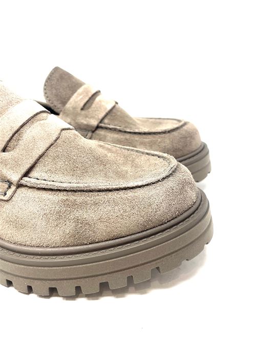 Mocassino donna platform IL LACCIO | AO4105CAMOSCIOALMOND